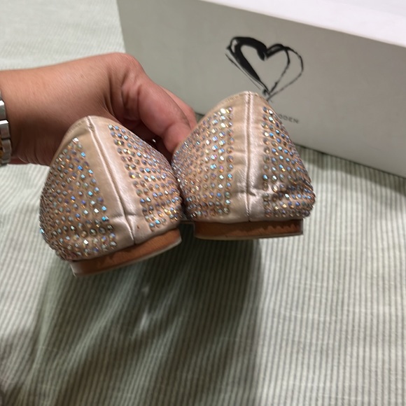 Steve Madden pink blush I-dreemy sparkly flats - Picture 5 of 7
